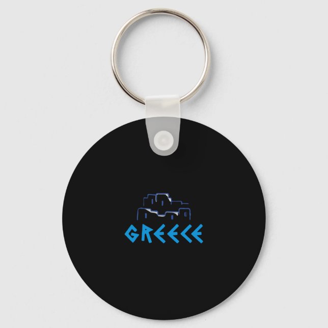 Greece Greek Islands  Key Ring (Front)