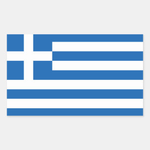Greece – Greek National Flag Rectangular Sticker