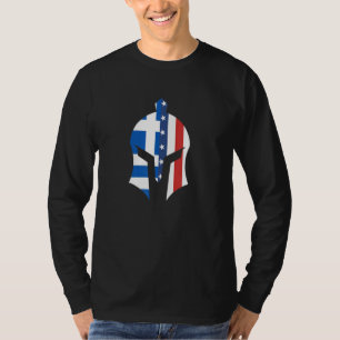 Greece Greek Sparta Crete Mykonos Acropolis Sant T-Shirt