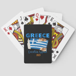 Greece Greek Vacation Europe Travel Group Matching Playing Cards