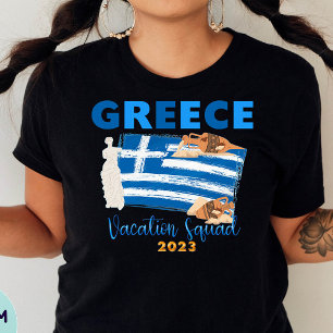 Greece Greek Vacation Europe Travel Group Matching T-Shirt