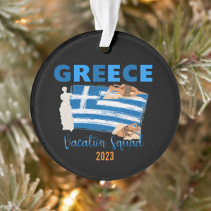 Greece Greek Vacation Europe Travel  Ornament