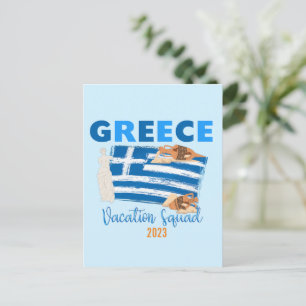 Greece Greek Vacation Europe Travel Postcard