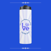 Greece Heart Flag Blue LOVE Personalised 