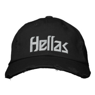 Greece - Hellas Embroidered Hat