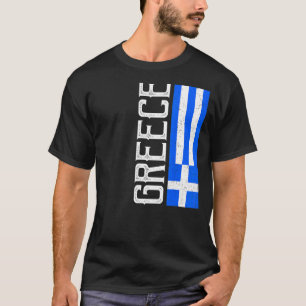 Greece Heritage Pride Country Support Greek Flag T-Shirt