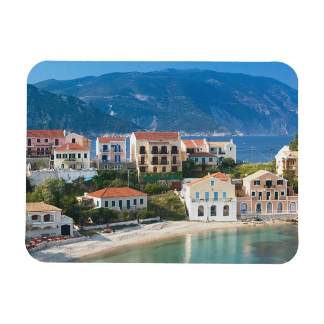 GREECE, Ionian Islands, KEFALONIA, Assos: 2 Magnet (Horizontal)