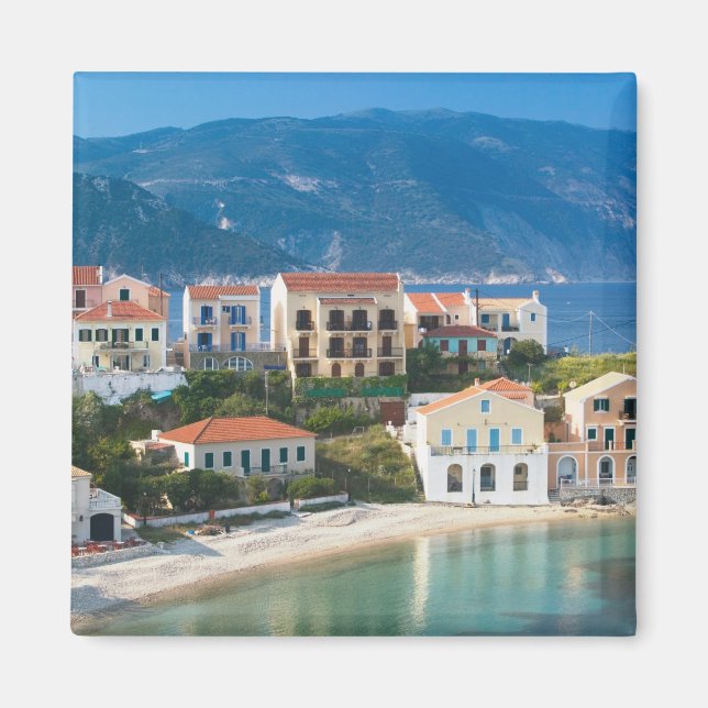 GREECE, Ionian Islands, KEFALONIA, Assos: 2 Magnet (Front)