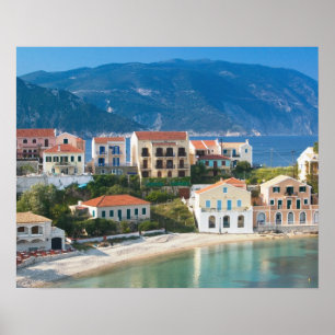 GREECE, Ionian Islands, KEFALONIA, Assos: 2 Poster