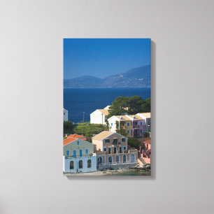 GREECE, Ionian Islands, KEFALONIA, Assos: Canvas Print