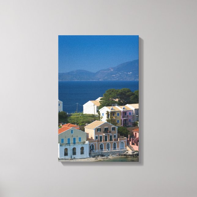 GREECE, Ionian Islands, KEFALONIA, Assos: Canvas Print (Front)