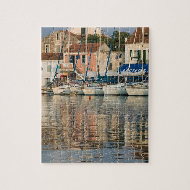 GREECE, Ionian Islands, KEFALONIA, Fiskardo: Jigsaw Puzzle (Vertical)