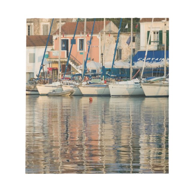 GREECE, Ionian Islands, KEFALONIA, Fiskardo: Notepad (Front)