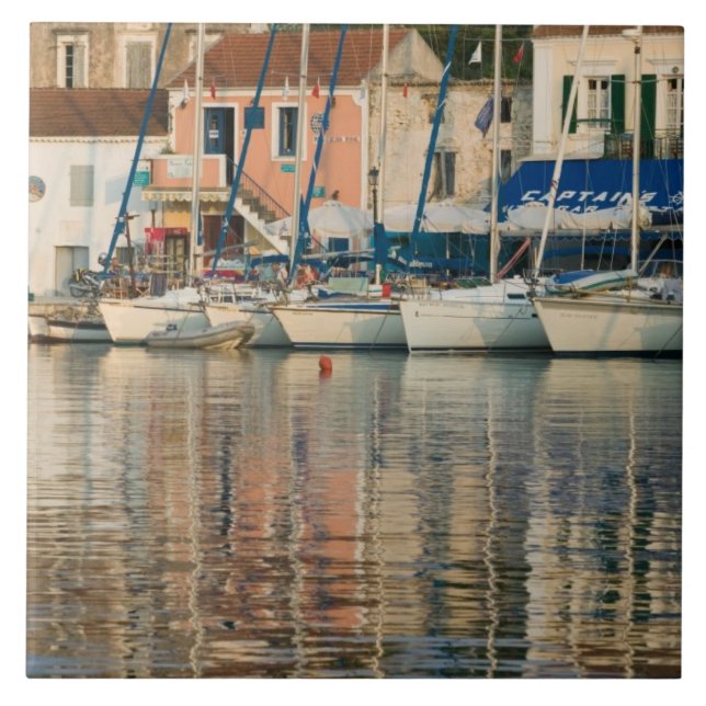 GREECE, Ionian Islands, KEFALONIA, Fiskardo: Tile (Front)