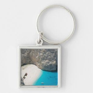 GREECE, Ionian Islands, ZAKYNTHOS, SHIPWRECK Key Ring