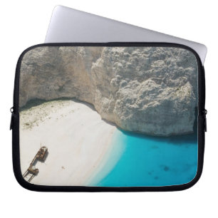GREECE, Ionian Islands, ZAKYNTHOS, SHIPWRECK Laptop Sleeve