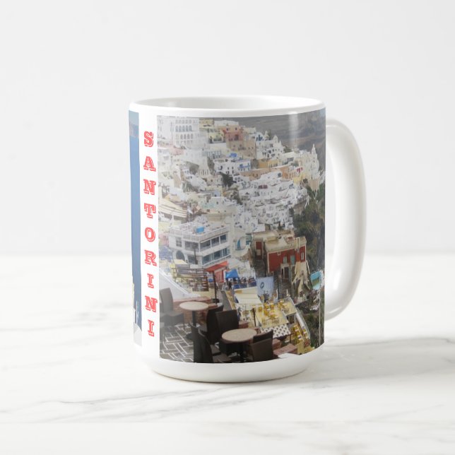 Greece Island Santorini Mug (Front Right)