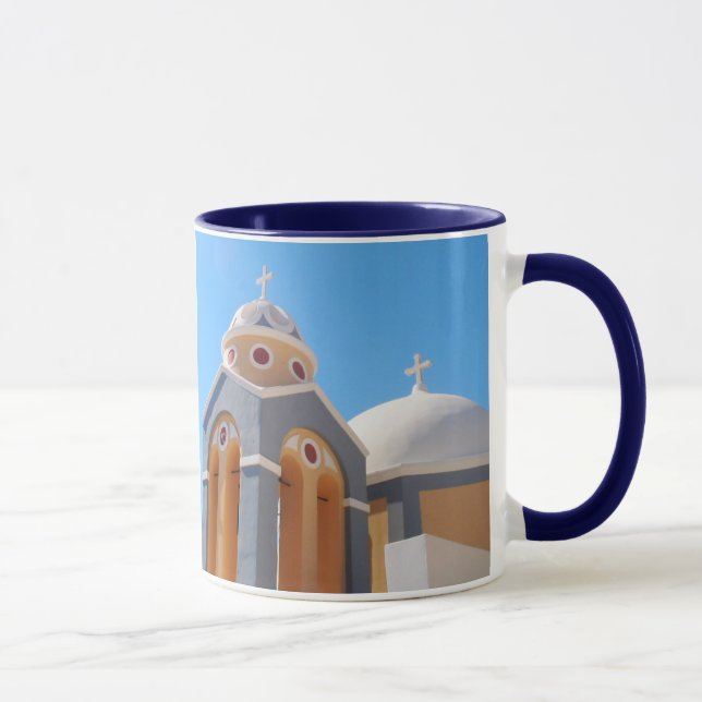 Greece Island Santorini Mug (Right)