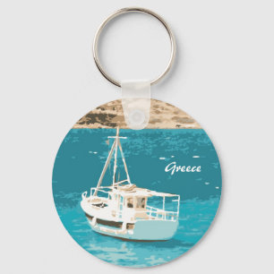 Greece Key Ring