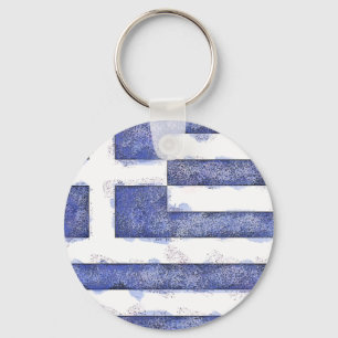 Greece Key Ring