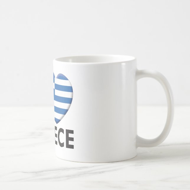 Greece Love Coffee Mug (Right)
