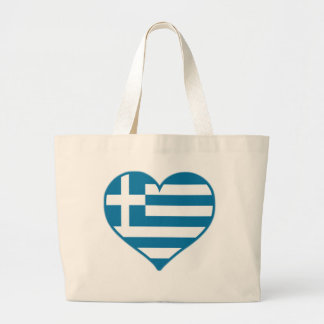 Greece Love Large Tote Bag