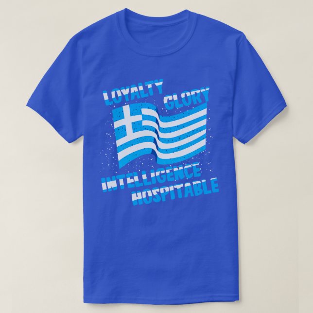 Greece Loyalty Glory T-Shirt (Design Front)
