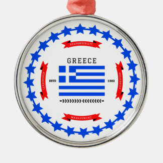 Greece Metal Tree Decoration