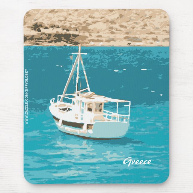 Greece Mouse Mat (Front)