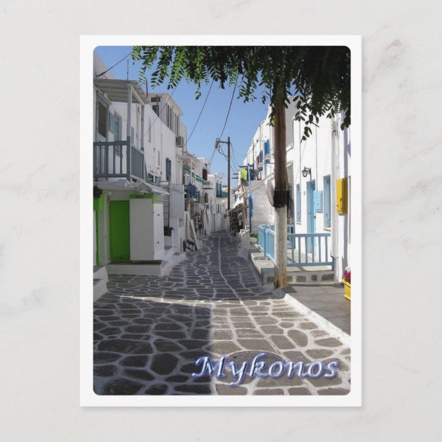 Greece - Mykonos - Chora - Postcard (Front)
