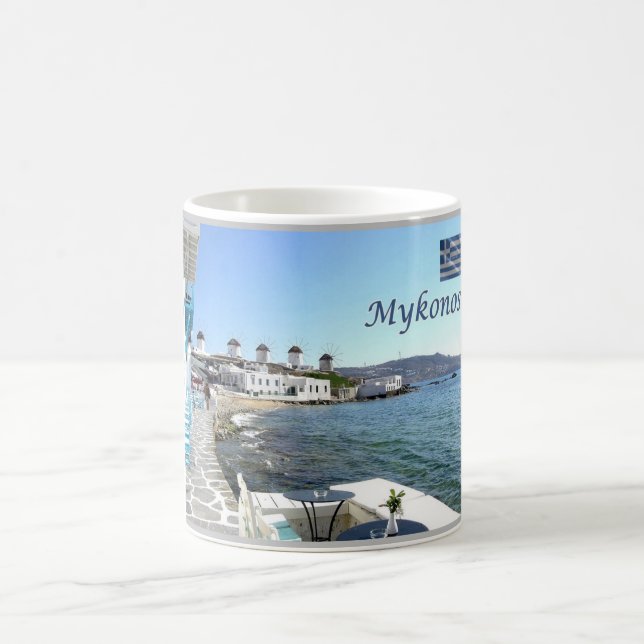Greece - Mykonos - Little Venice - Coffee Mug (Center)