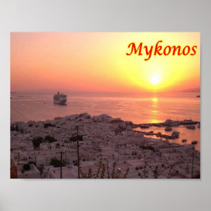 Greece - Mykonos - Poster
