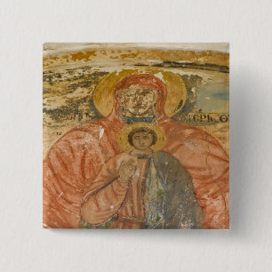 GREECE, Northeastern Aegean Islands, LESVOS 2 15 Cm Square Badge