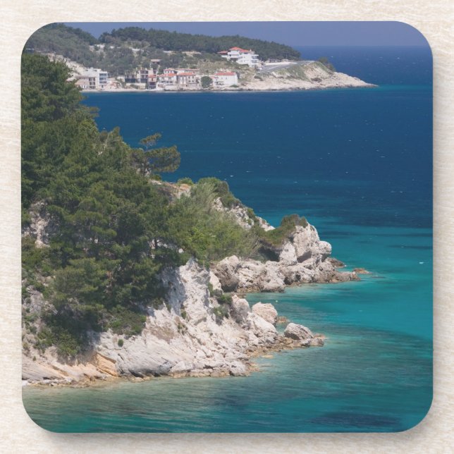 GREECE, Northeastern Aegean Islands, SAMOS, 6 Coaster (Front)