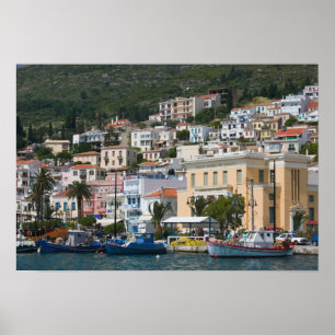 GREECE, Northeastern Aegean Islands, SAMOS, Poster