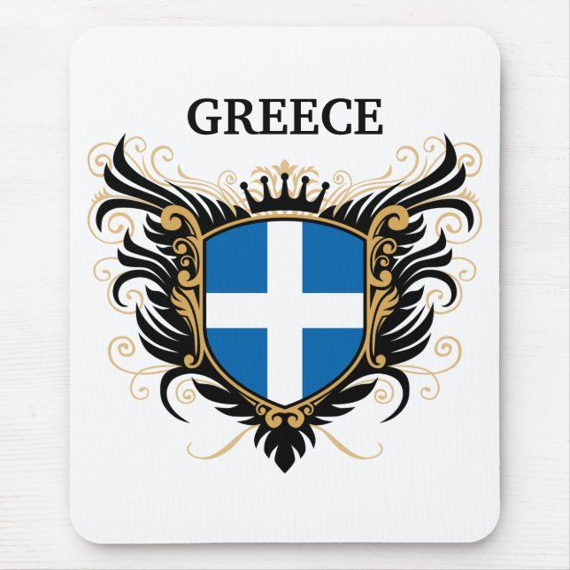 Greece [personalise] mouse mat (Front)