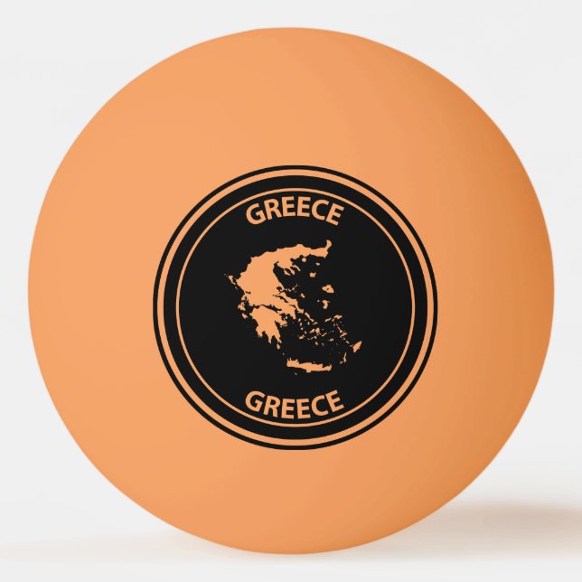 Greece Ping Pong Ball (Front)
