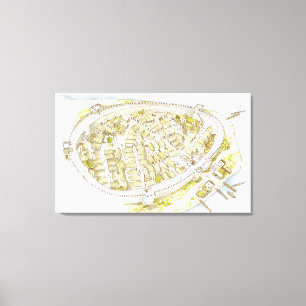 Greece. Polis Canvas Print