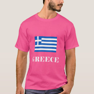 Greece Proud Greek Flag Pride Heritage Roots T-Shirt