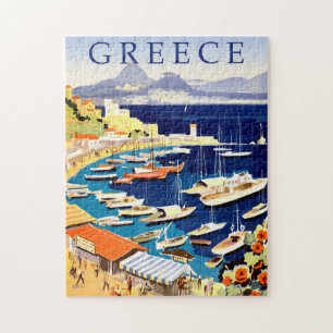 Greece Riviera, Jigsaw Puzzle