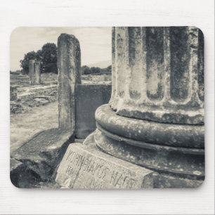 Greece, ruins of ancient city mouse mat