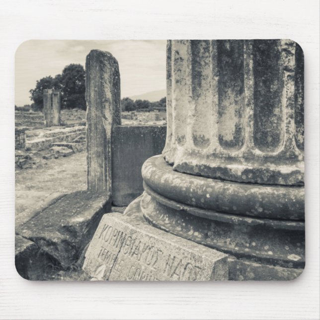 Greece, ruins of ancient city mouse mat (Front)