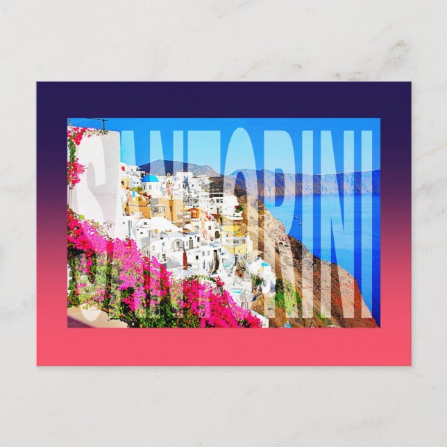 Greece santorini oia postcard (Front)