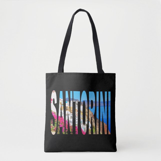 Greece santorini oia tote bag (Front)