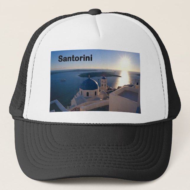 Greece Santorini Sunset (St.K) Trucker Hat (Front)