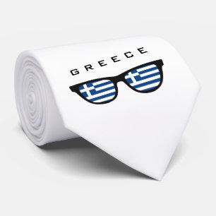 Greece Shades custom text & colour tie