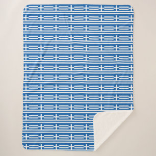 Greece Sherpa Blanket