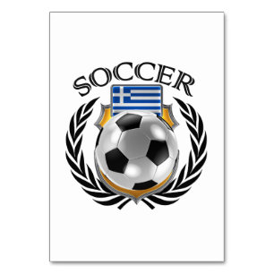 Greece Soccer 2016 Fan Gear Table Number