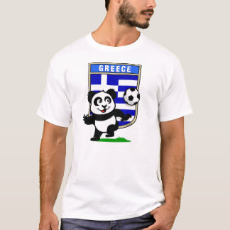 Greece Soccer Panda (light shirts) T-Shirt