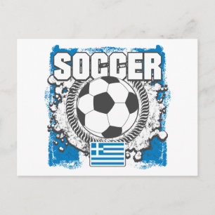 Greece Soccer Postcard